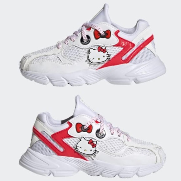 Adidas x Hello Kitty Astir Kids Shoes - size 5k BNWT - Picture 3 of 8